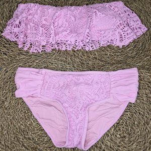Aerie bandeau lace bikini